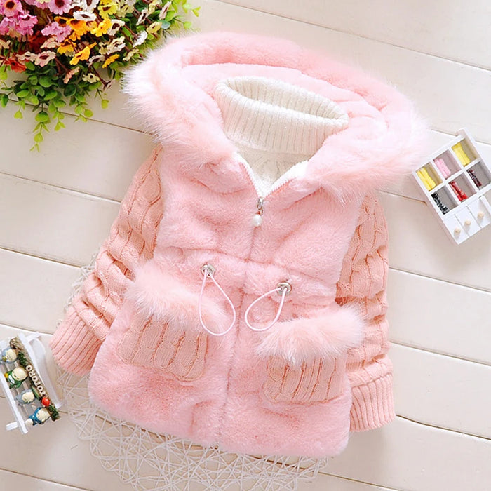 Plush Baby Jacket Thicken Warm Winter