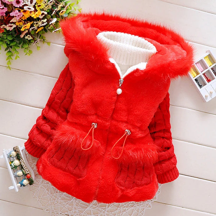 Plush Baby Jacket Thicken Warm Winter