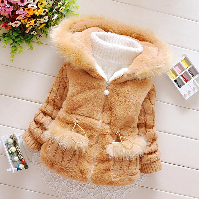 Plush Baby Jacket Thicken Warm Winter