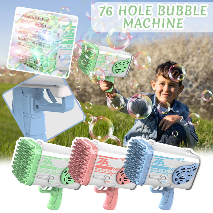 Holes Electric Rocket Bubble Gun