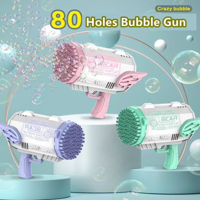 Holes Electric Rocket Bubble Gun