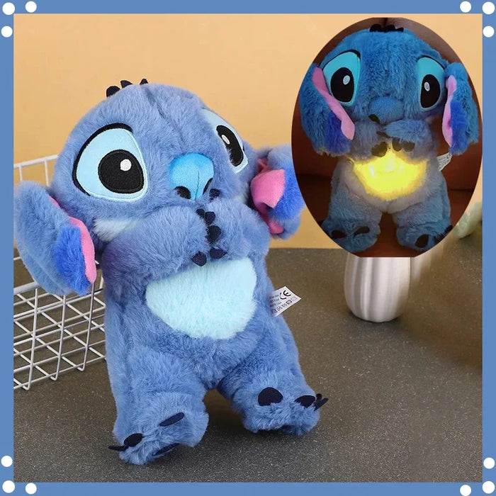 Kawaii Stitch Plush Doll Baby Sleeping Sound